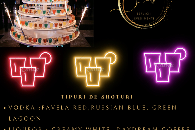 Tort de shoturi Ideal Events